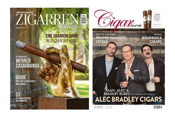 Cigar Journal 2021-01 und Zigarren Magazin 2021-02 Bewertungen von Dalay Importen